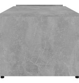 VidaXL Salontafel 90x45x35 cm bewerkt hout betongrijs