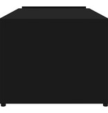 VidaXL Salontafel 90x45x35 cm bewerkt hout zwart