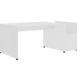 VidaXL Salontafel 90x45x35 cm bewerkt hout wit