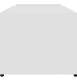 VidaXL Salontafel 90x45x35 cm bewerkt hout wit