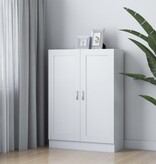 VidaXL Boekenkast 82,5x30,5x115 cm bewerlt hout wit