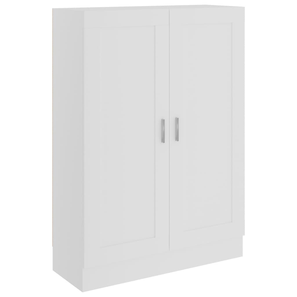 VidaXL Boekenkast 82,5x30,5x115 cm bewerlt hout wit