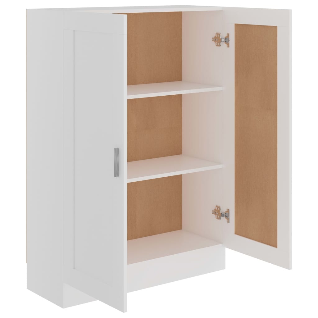 VidaXL Boekenkast 82,5x30,5x115 cm bewerlt hout wit