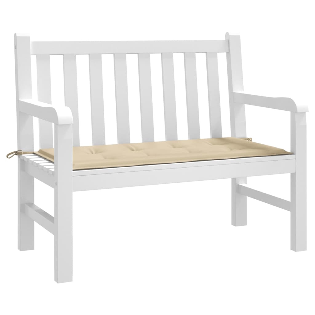 VidaXL Tuinbankkussen 100x50x3 cm oxford stof beige