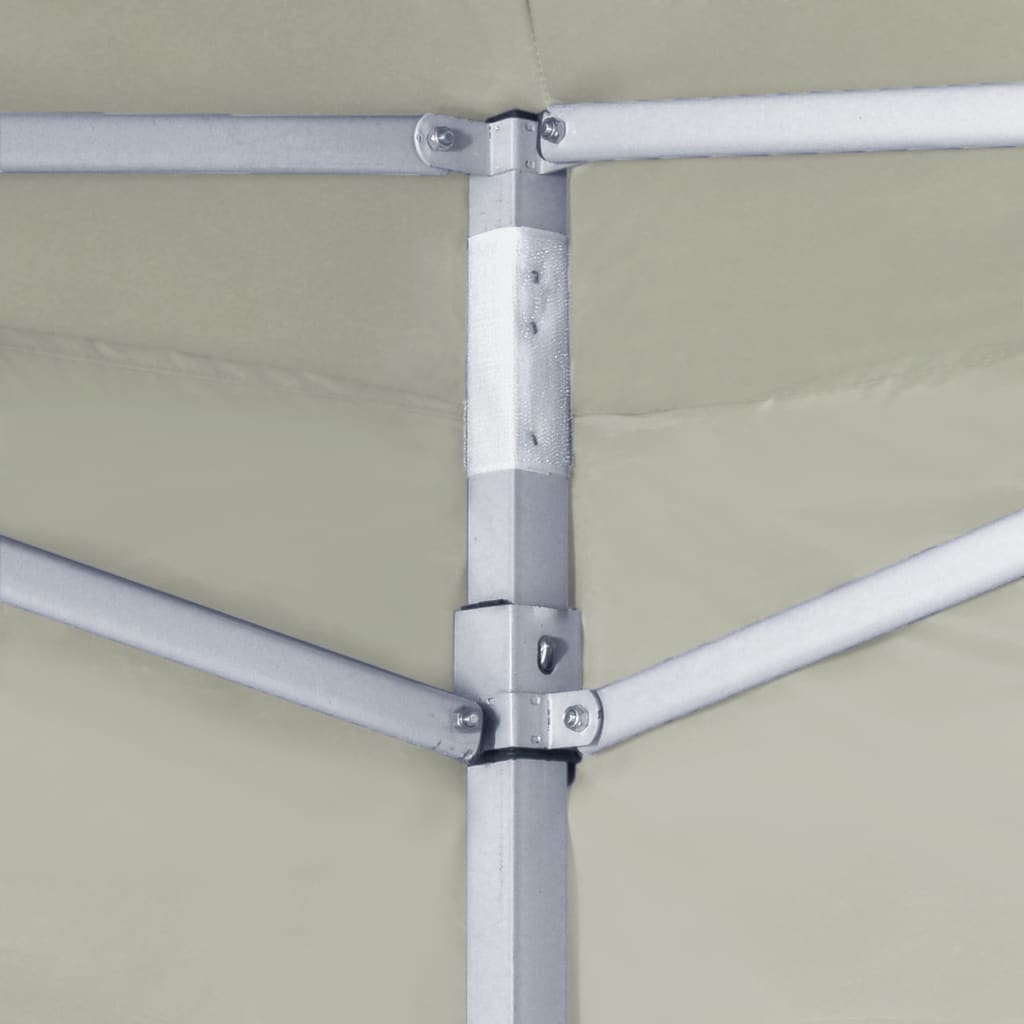 VidaXL Vouwtent met 2 wanden 3x3 m crème