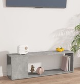 VidaXL Tv-meubel 100x24x32 cm bewerkt hout betongrijs
