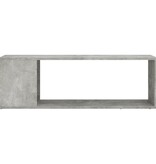 VidaXL Tv-meubel 100x24x32 cm bewerkt hout betongrijs