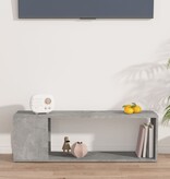 VidaXL Tv-meubel 100x24x32 cm bewerkt hout betongrijs