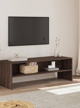 VidaXL Tv-meubel 120x40x40 cm bewerkt hout bruin eikenkleurig