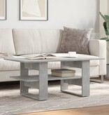 VidaXL Salontafel 102x55x42 cm bewerkt hout betongrijs