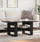 VidaXL Salontafel 102x50x45 cm bewerkt hout zwart