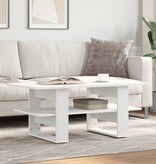 VidaXL Salontafel 102x50x42 cm bewerkt hout zwart