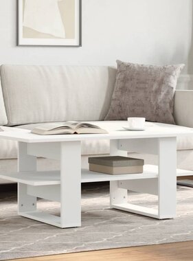 VidaXL Salontafel 102x50x42 cm bewerkt hout zwart