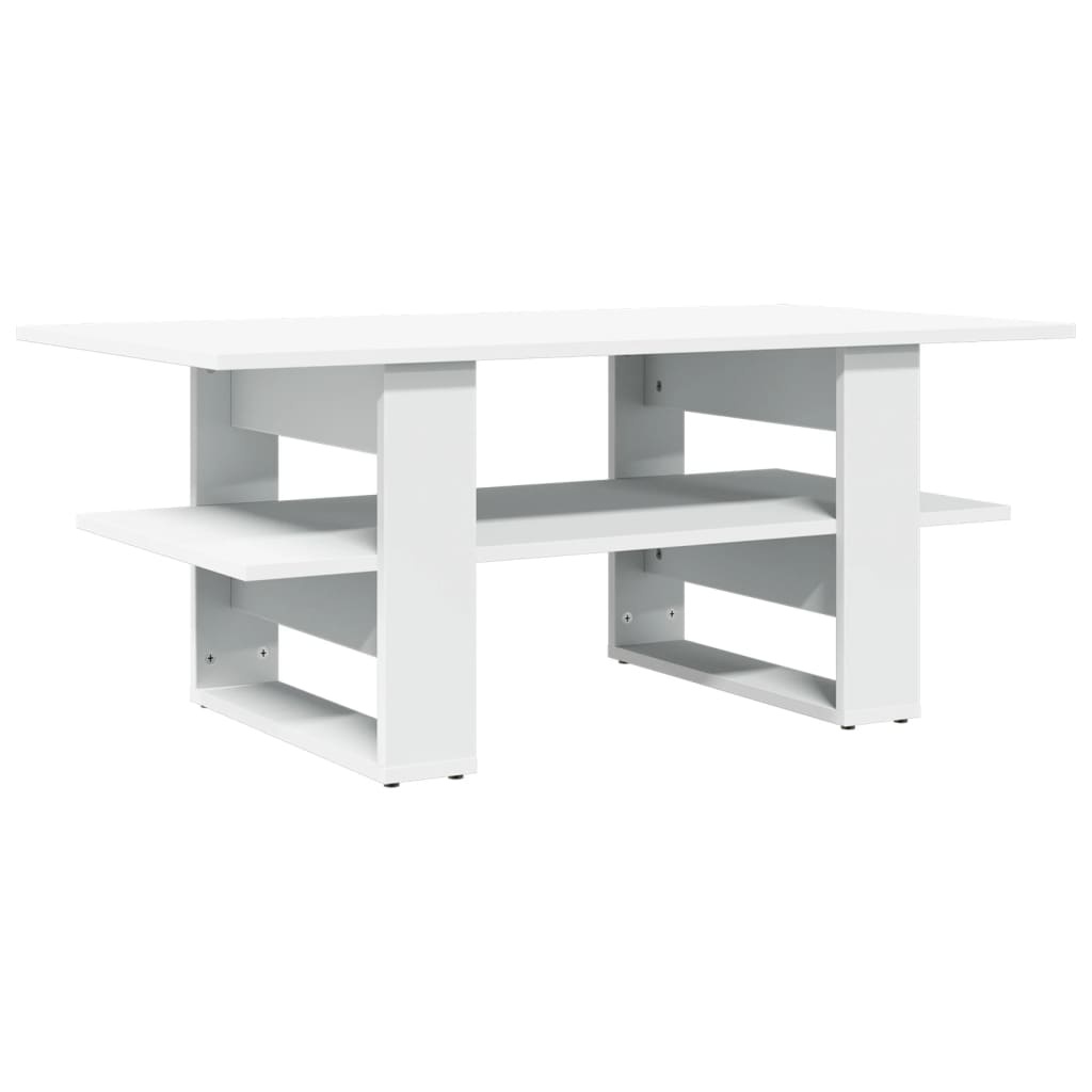 VidaXL Salontafel 102x50x42 cm bewerkt hout zwart