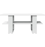 VidaXL Salontafel 102x50x42 cm bewerkt hout zwart