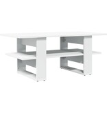 VidaXL Salontafel 102x50x42 cm bewerkt hout zwart