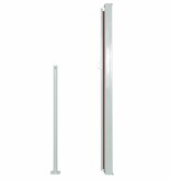 VidaXL Zijluifel uittrekbaar 160x500 cm bruin