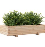 VidaXL Plantenbak 110x60x26,5 cm massief grenenhout