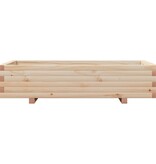 VidaXL Plantenbak 110x60x26,5 cm massief grenenhout