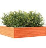 VidaXL Plantenbak 90x90x23 cm massief grenenhout wasbruin