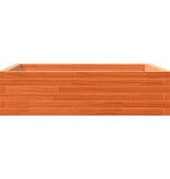 VidaXL Plantenbak 90x90x23 cm massief grenenhout wasbruin