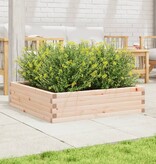 VidaXL Plantenbak 90x90x23 cm massief grenenhout