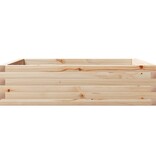 VidaXL Plantenbak 90x90x23 cm massief grenenhout