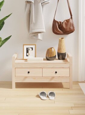 VidaXL Halbankje 80x40x43 cm massief grenenhout