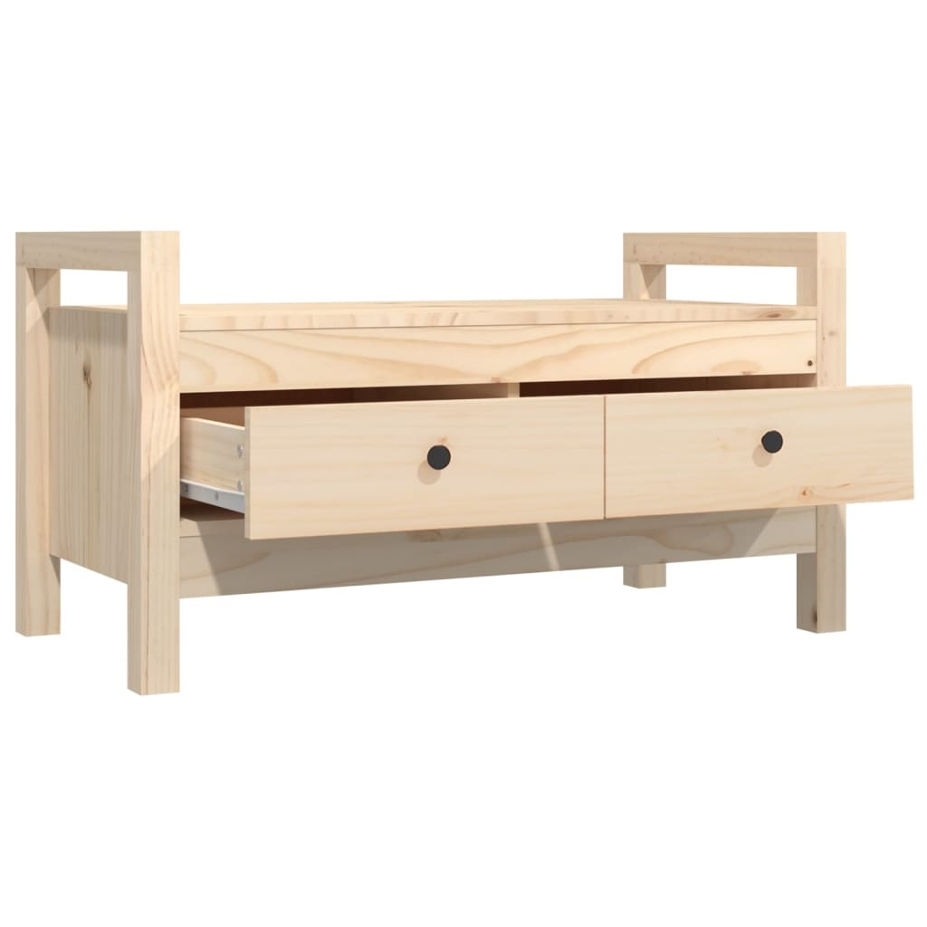 VidaXL Halbankje 80x40x43 cm massief grenenhout