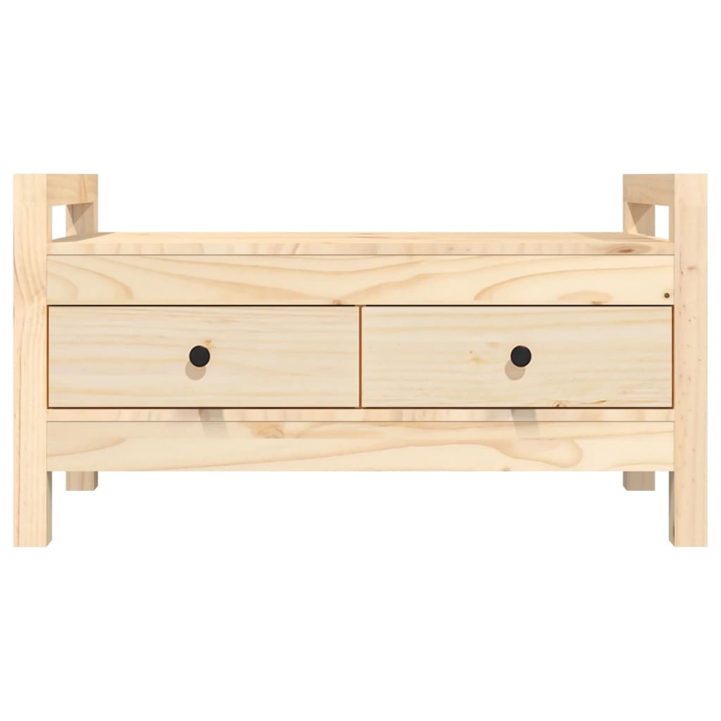 VidaXL Halbankje 80x40x43 cm massief grenenhout