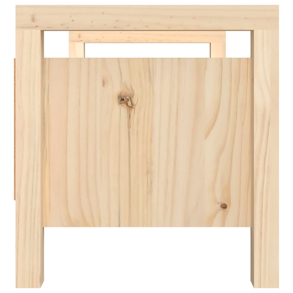VidaXL Halbankje 80x40x43 cm massief grenenhout