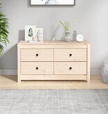 VidaXL Dressoir 100x40x54 cm massief grenenhout