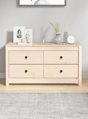 VidaXL Dressoir 100x40x54 cm massief grenenhout