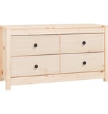 VidaXL Dressoir 100x40x54 cm massief grenenhout