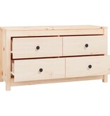 VidaXL Dressoir 100x40x54 cm massief grenenhout