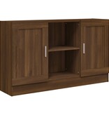 VidaXL Dressoir 120x30,5x70 cm bewerkt hout bruin eikenkleur