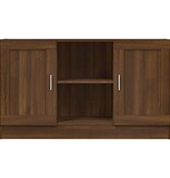 VidaXL Dressoir 120x30,5x70 cm bewerkt hout bruin eikenkleur