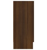 VidaXL Dressoir 120x30,5x70 cm bewerkt hout bruin eikenkleur