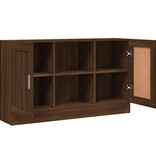 VidaXL Dressoir 120x30,5x70 cm bewerkt hout bruin eikenkleur