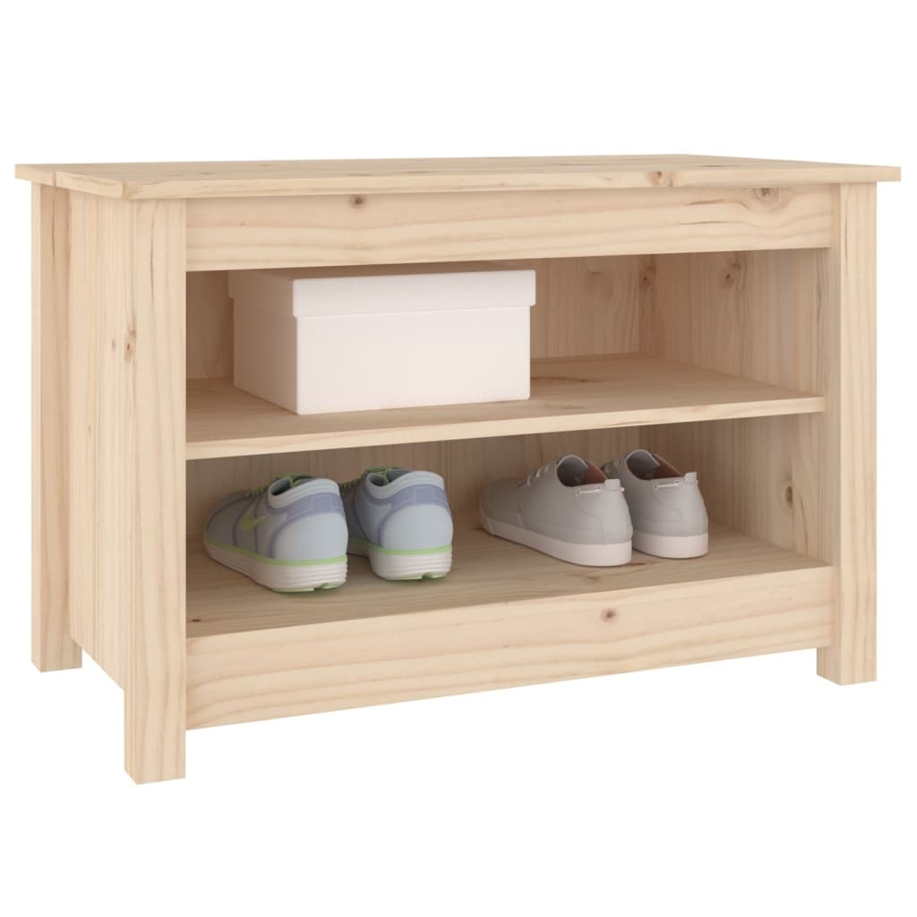 VidaXL Schoenenbank 70x38x45,5 cm massief grenenhout