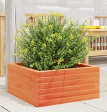 VidaXL Plantenbak 60x60x23 cm massief grenenhout wasbruin