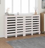 VidaXL Radiatorombouw 210x21x85 cm massief grenenhout wit