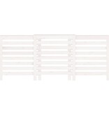 VidaXL Radiatorombouw 210x21x85 cm massief grenenhout wit