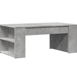VidaXL Salontafel 102x55x42 cm bewerkt hout betongrijs