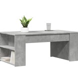 VidaXL Salontafel 102x55x42 cm bewerkt hout betongrijs