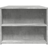 VidaXL Salontafel 102x55x42 cm bewerkt hout betongrijs