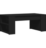 VidaXL Salontafel 102x50x45 cm bewerkt hout zwart
