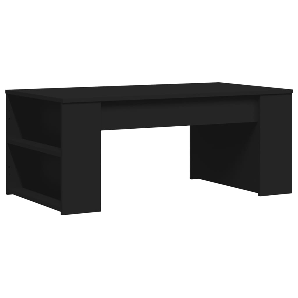 VidaXL Salontafel 102x50x45 cm bewerkt hout zwart