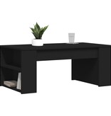 VidaXL Salontafel 102x50x45 cm bewerkt hout zwart