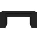 VidaXL Salontafel 102x50x45 cm bewerkt hout zwart